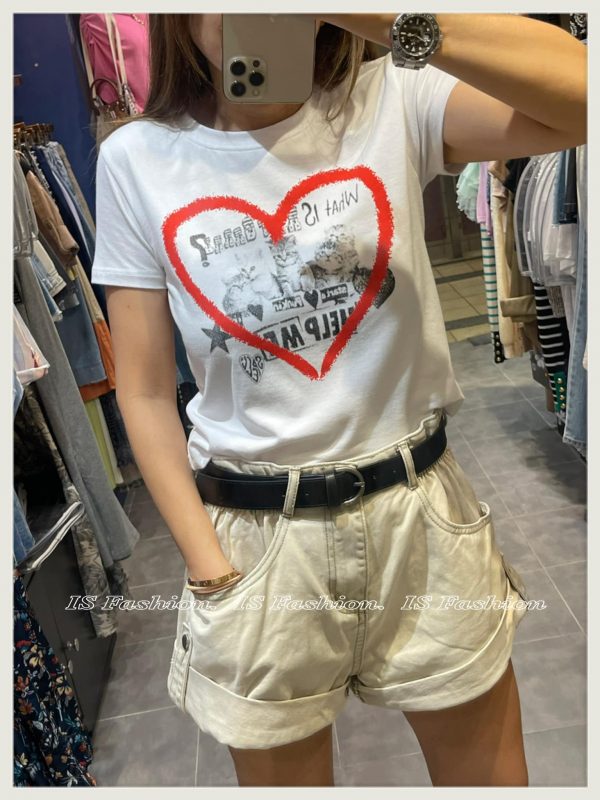 小貓Tee（白）